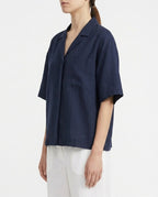 Camicia con maniche corte e taschino