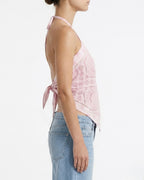 Top in cotone sangallo