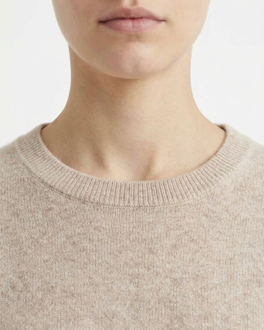 Maglia H2O Italia in Lana e Cashmere Beige, Grigio Scuro e Cammello