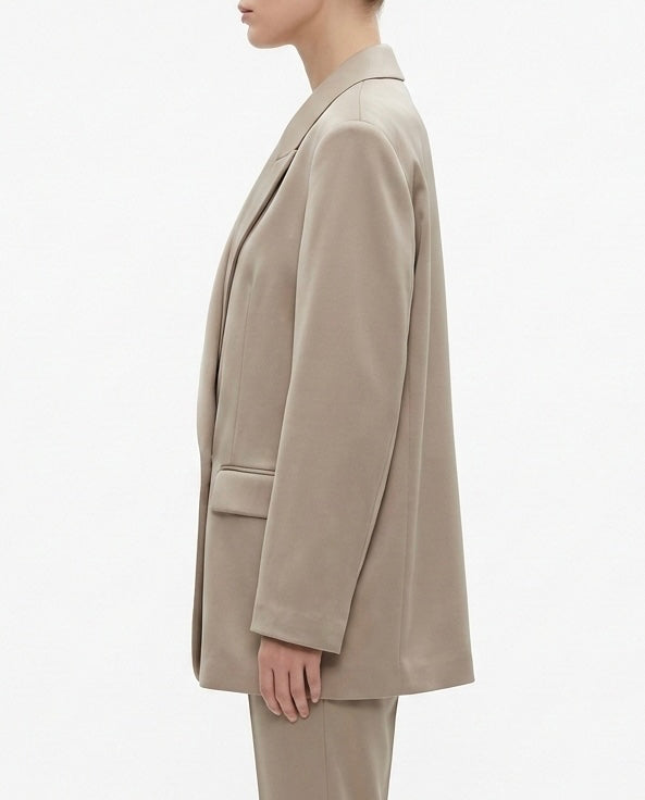 Blazer doppiopetto satinato