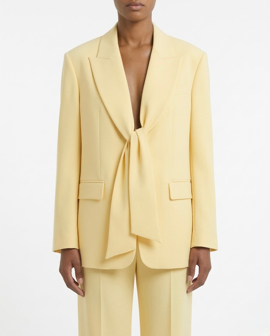 Blazer con cintura in vita