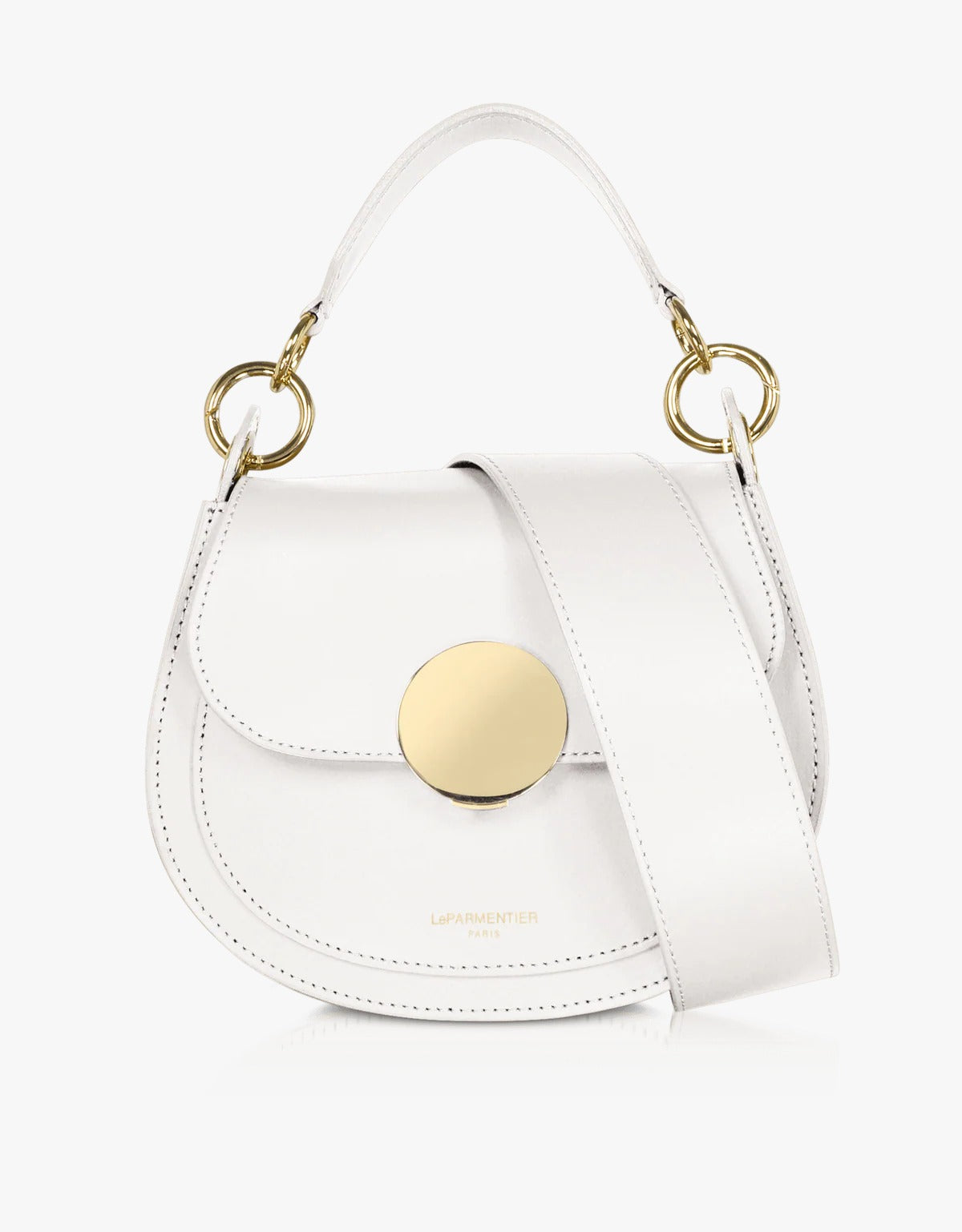 Borsa a tracolla in pelle liscia