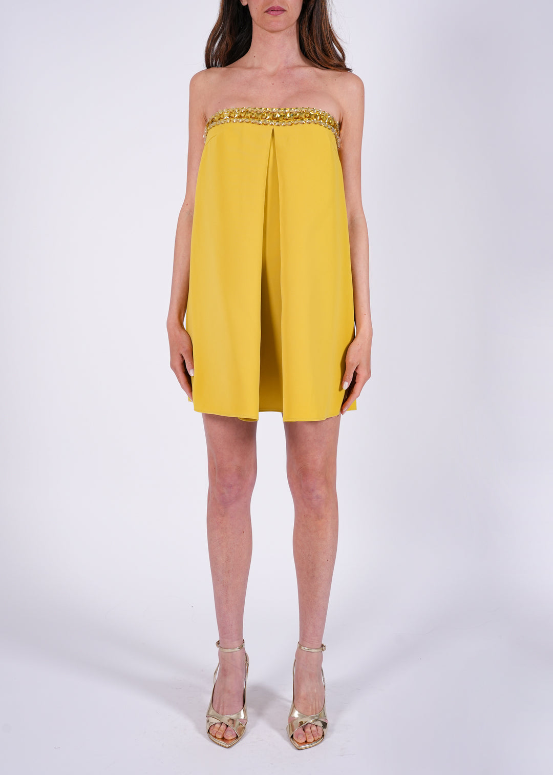 Vestito senza spalline