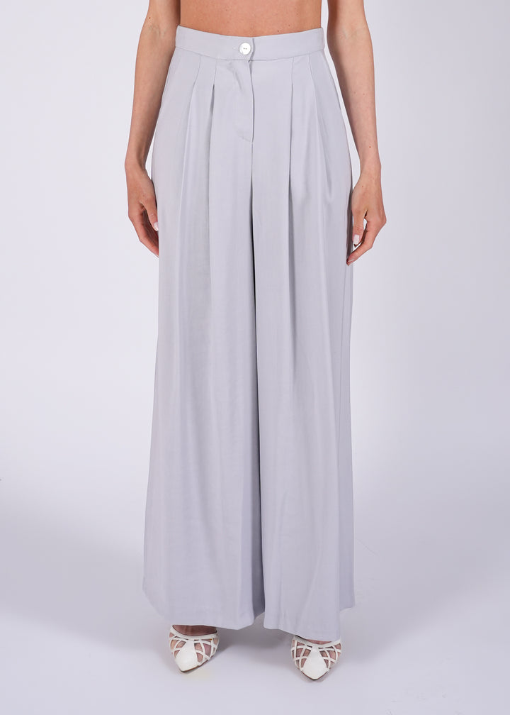 Pantalone palazzo a vita alta