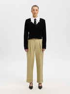 Pantalone a Vita Alta  Pinces