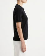 Polo in maglia cotone e seta