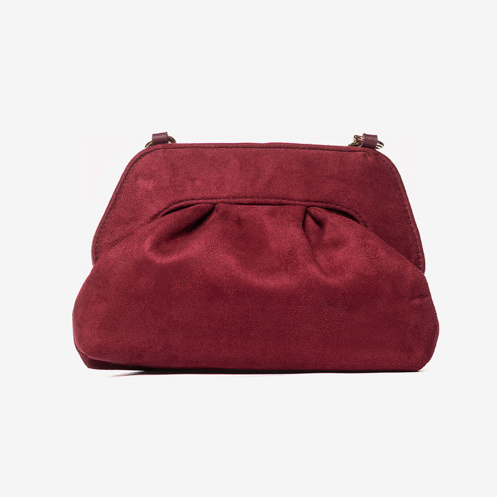 Borsa in suede con tracolla