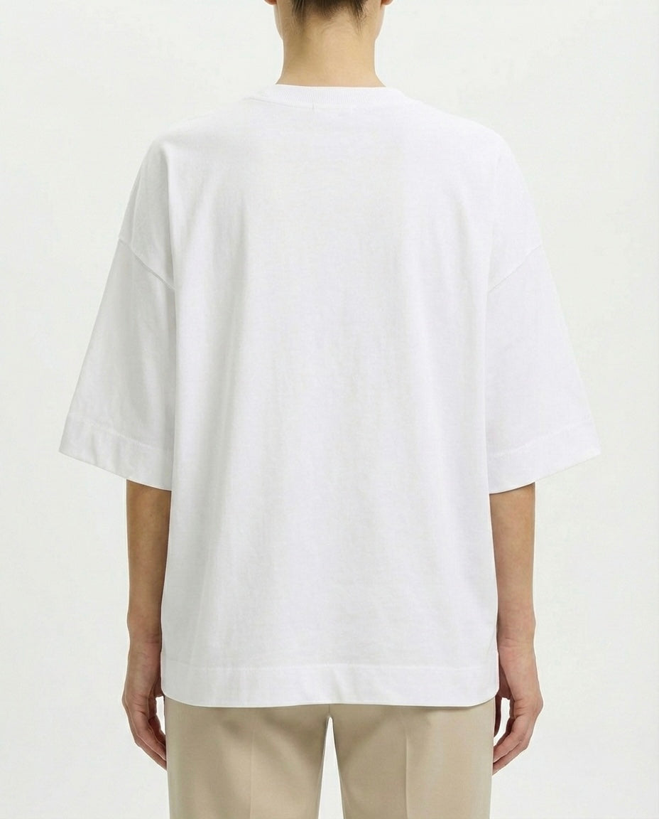 T-shirt bianca oversize
