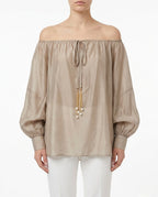 Blusa con laccetto