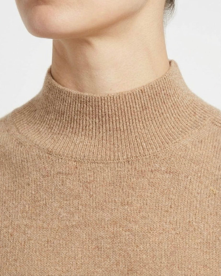 Gilet Maglia H2O Italia in Lana e Cashmere Beige, Grigio Scuro e Cammello