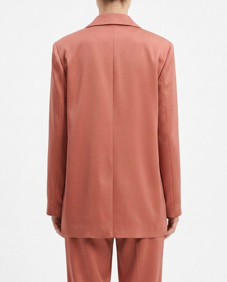 Blazer doppiopetto satinato