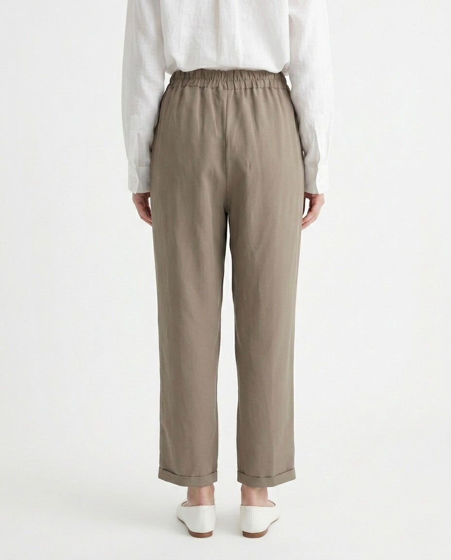 Pantalone morbido con coulisse