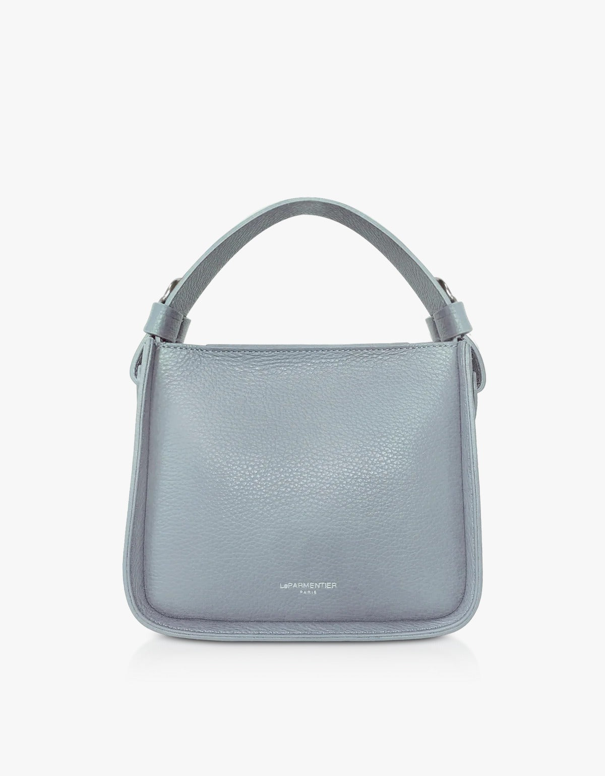 borsa a mano in pelle martellata con tracolla