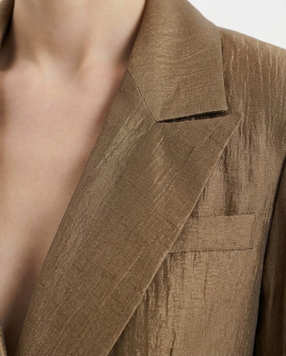 Giacca blazer sartoriale H2O Italia Bronzo