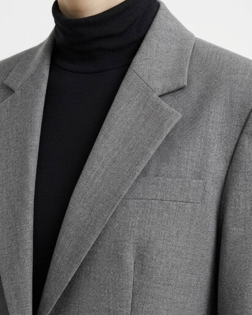 Giacca Blazer Oversize Selected Femme in Misto Lana RWS