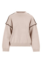 Maglione con dettagli a contrasto