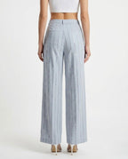 Pantalone righe di paillettes