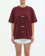 T-shirt basic oversize