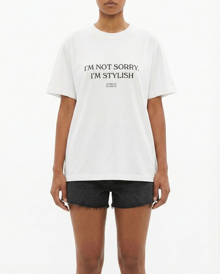 T-shirt con stampa frontale