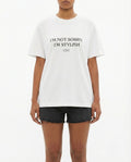 T-shirt con stampa frontale