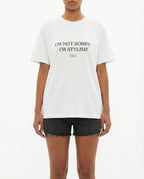 T-shirt con stampa frontale