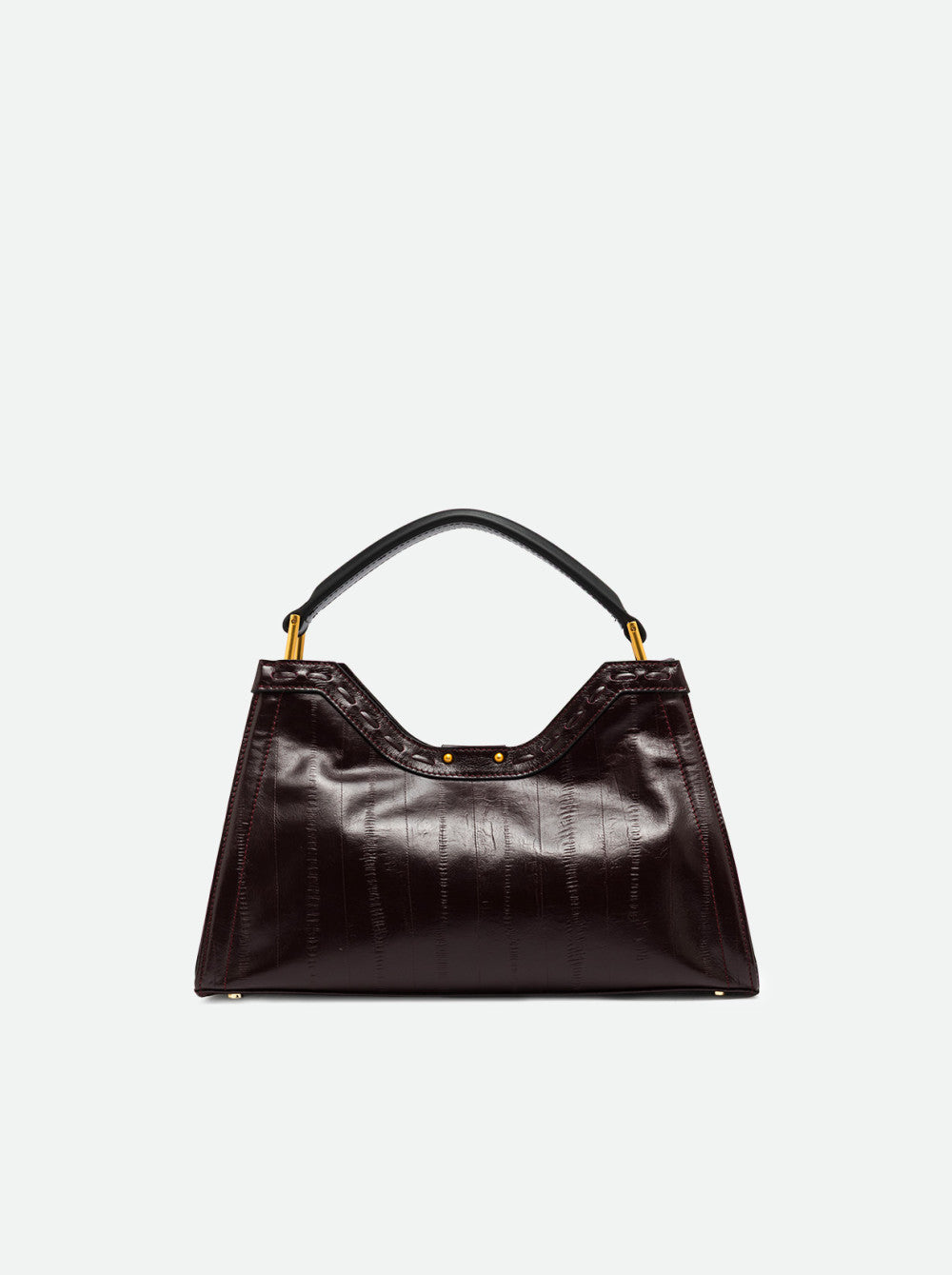 Borsa a Mano Aurora Gianni Chiarini in Pelle  Anguilla Antique Ruby