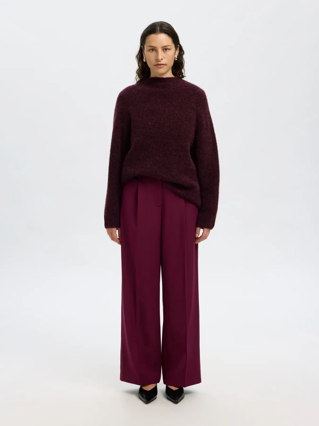 Maglione mezzo collo alto