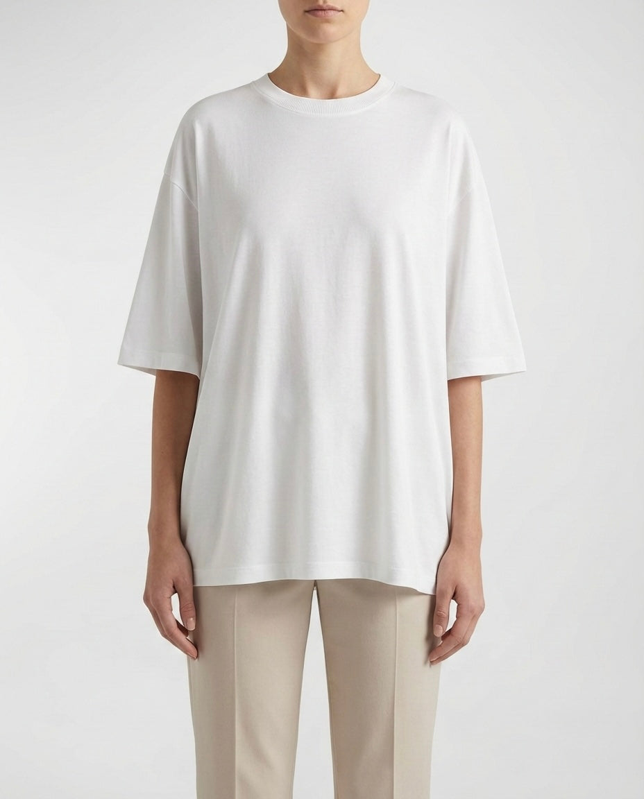 T-shirt bianca oversize