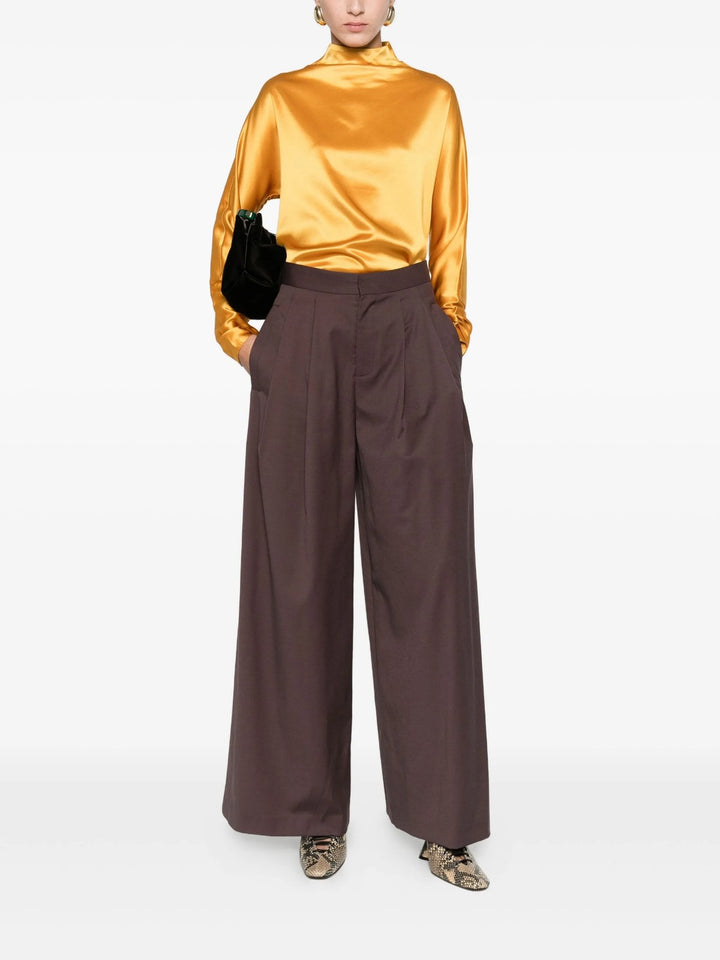 Pantaloni a gamba larga con pinces