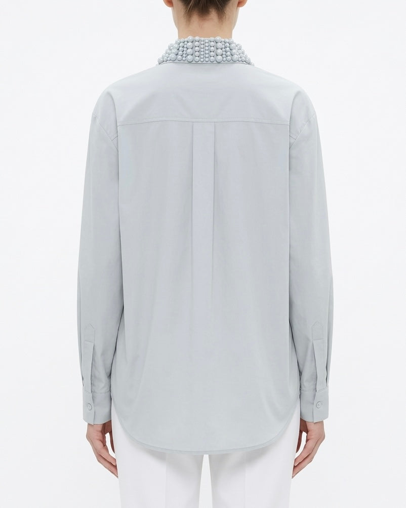 Camicia con drappeggio