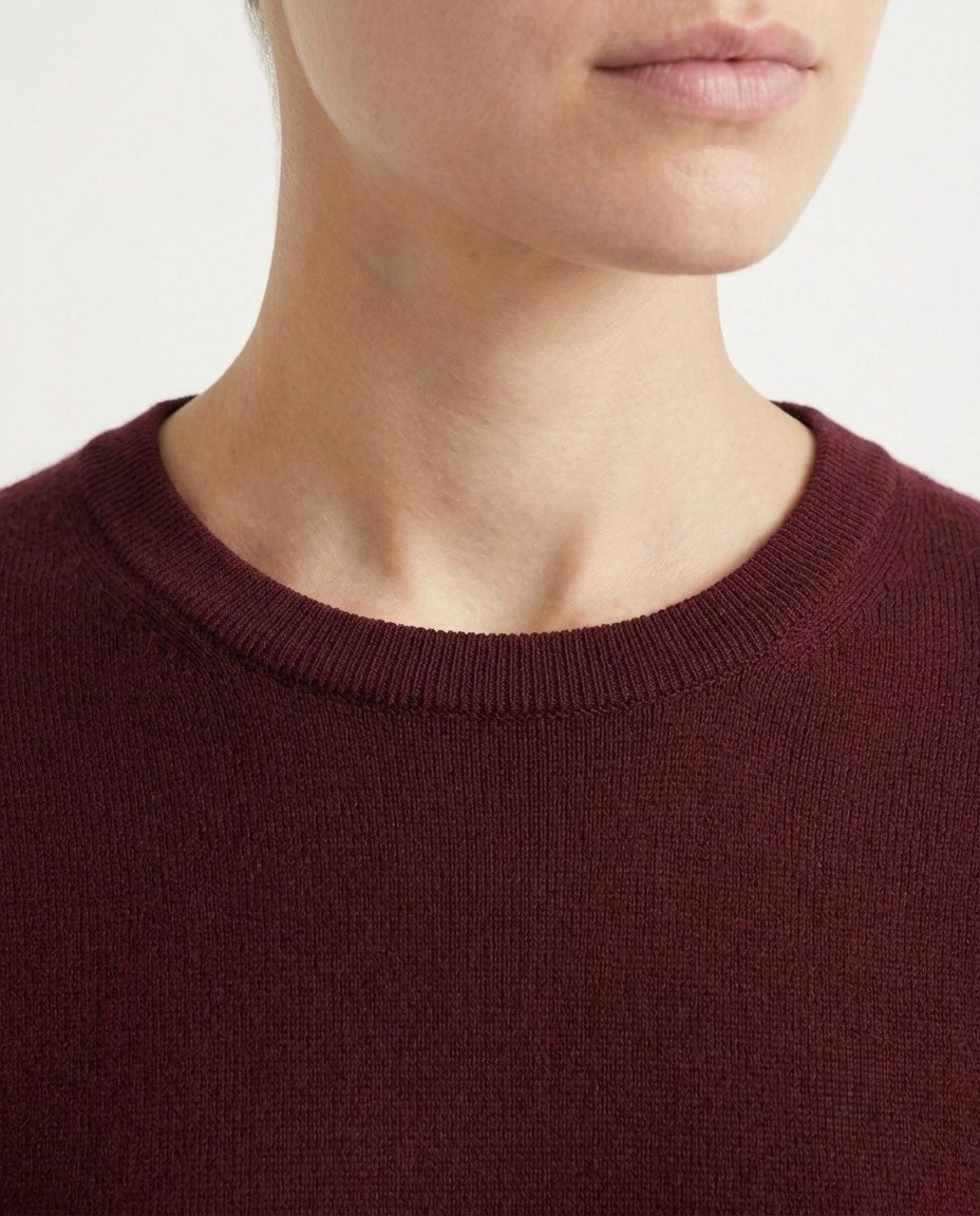 Selected Femme Maglia girocollo in 100% lana Merino