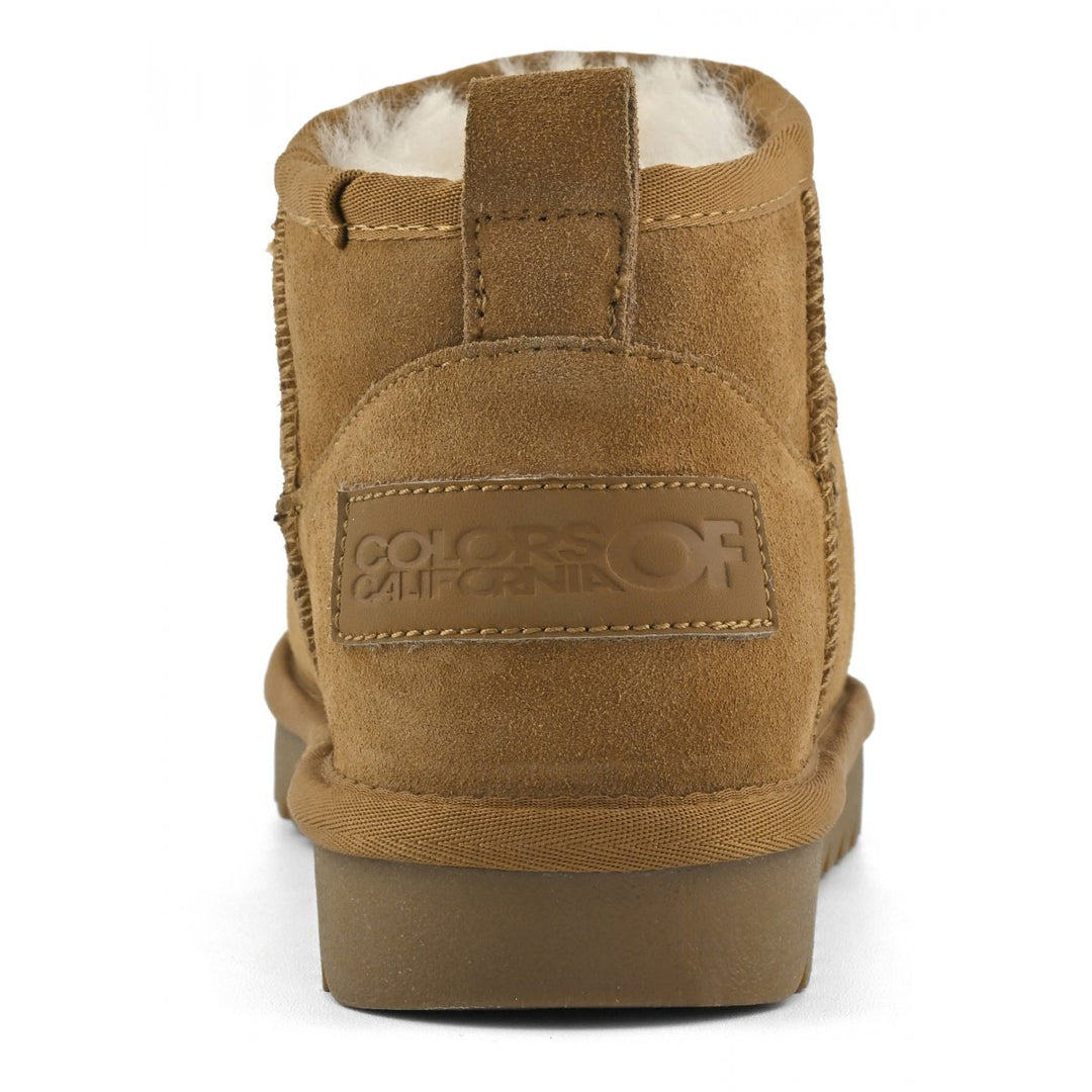 Stivaletto ultra mini in pelle scamosciata