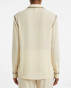 Camicia in viscosa con dettagli