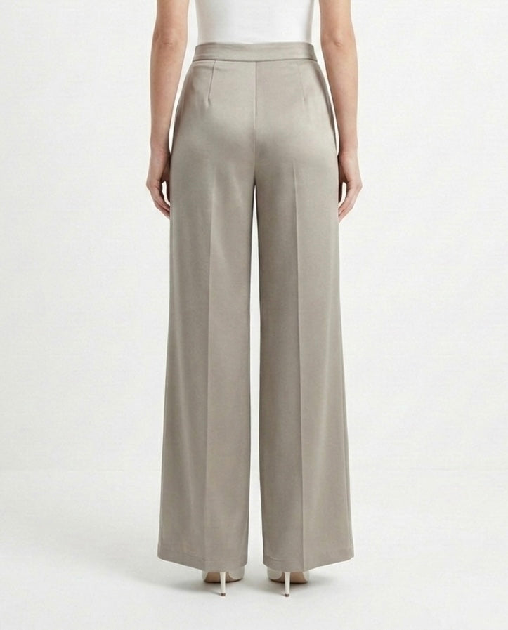 Pantalone palazzo satinato