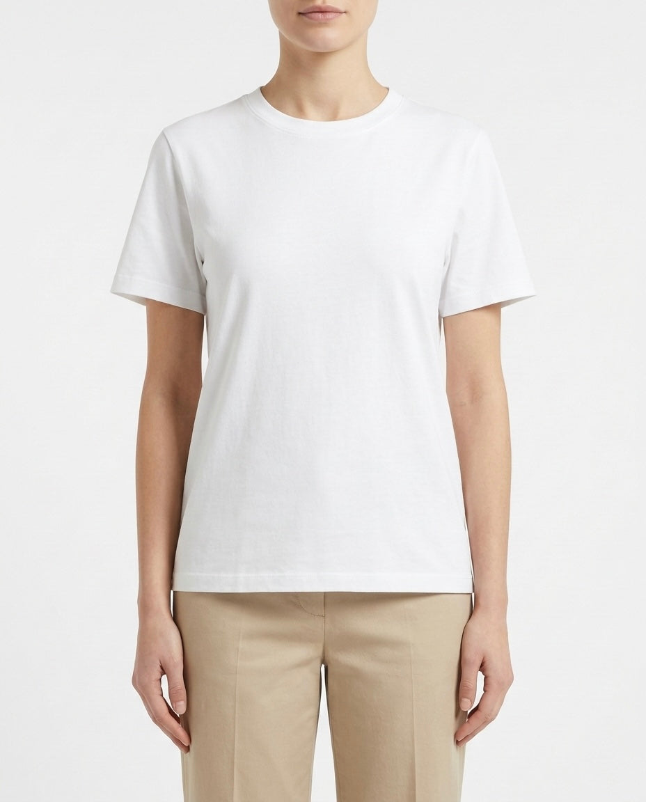 T-shirt in cotone girocollo