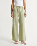 Pantalone in lino con elastico