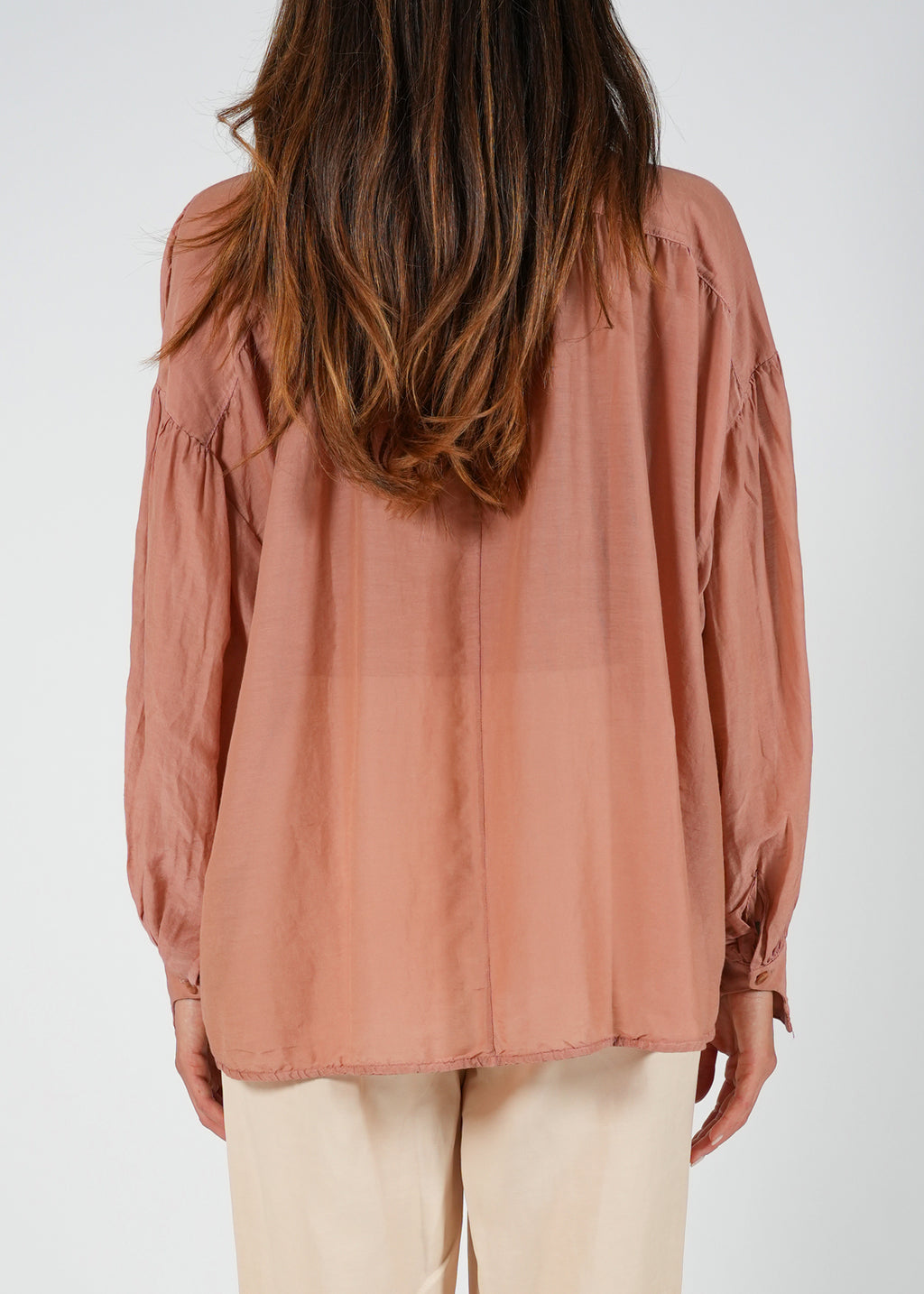 Camicia Bianca con Coulisse e Nappe