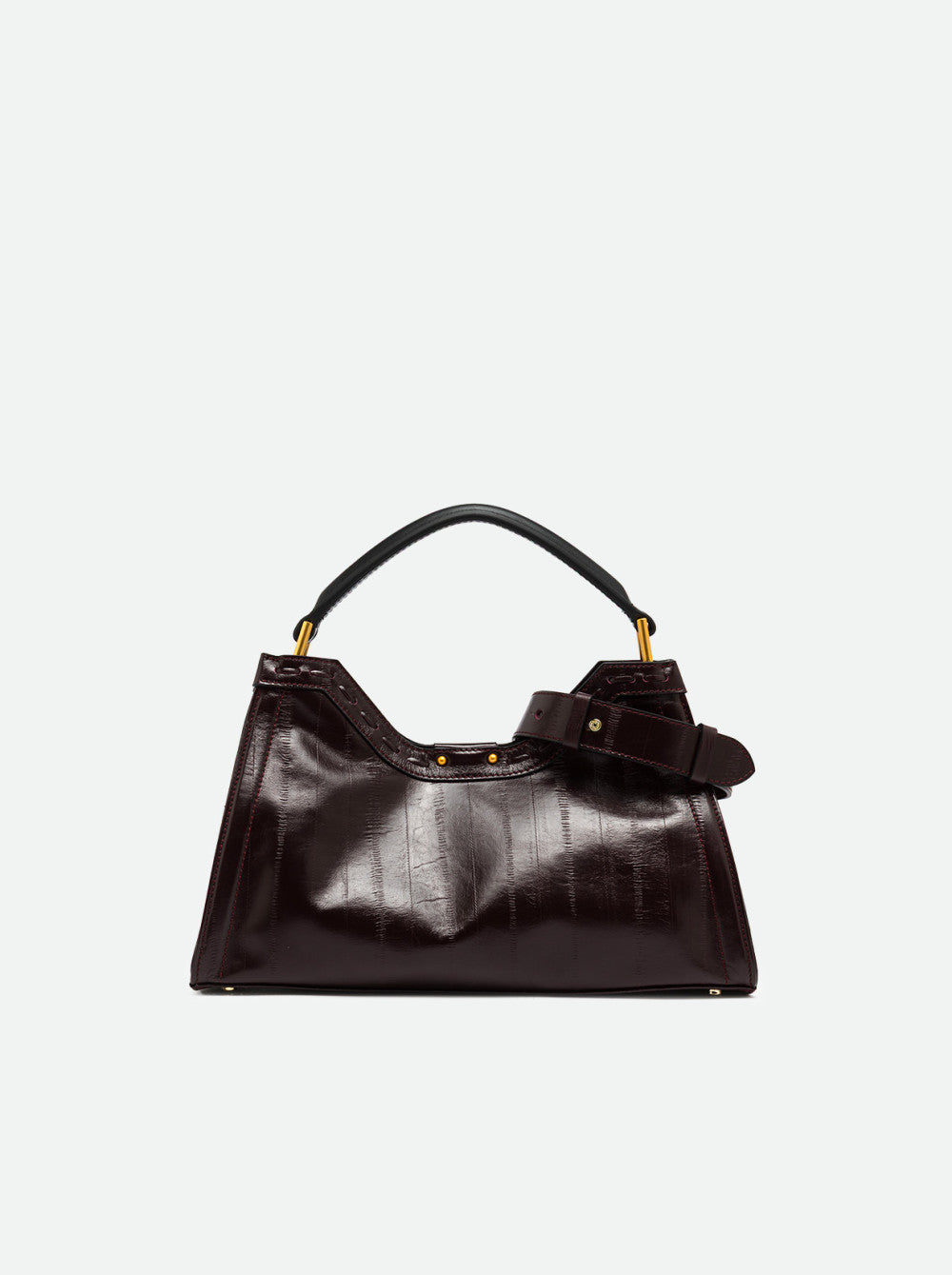 Borsa a Mano Aurora Gianni Chiarini in Pelle  Anguilla Antique Ruby