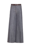 Pantaloni Larghi in Tencel