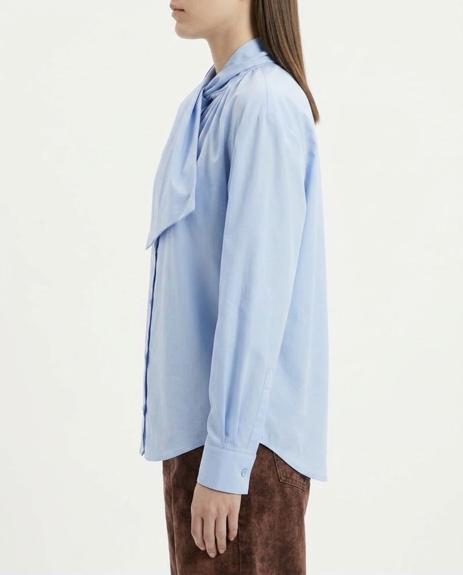 Camicia con fiocco al collo H2O Italia