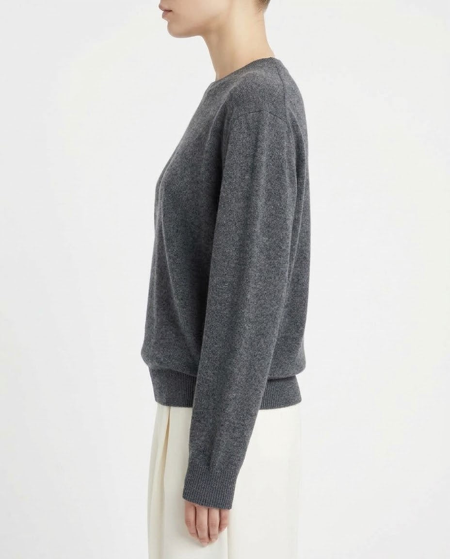Maglia H2O Italia in Lana e Cashmere Beige, Grigio Scuro e Cammello