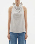 Top drappeggiato over