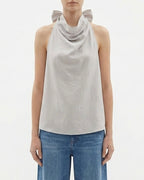 Top drappeggiato over
