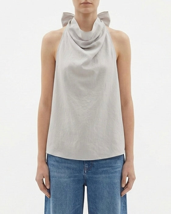 Top drappeggiato over