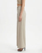 Pantalone palazzo con pinces