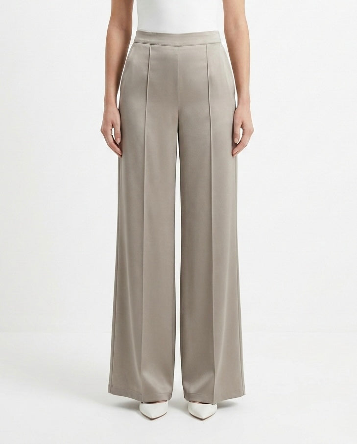 Pantalone palazzo satinato