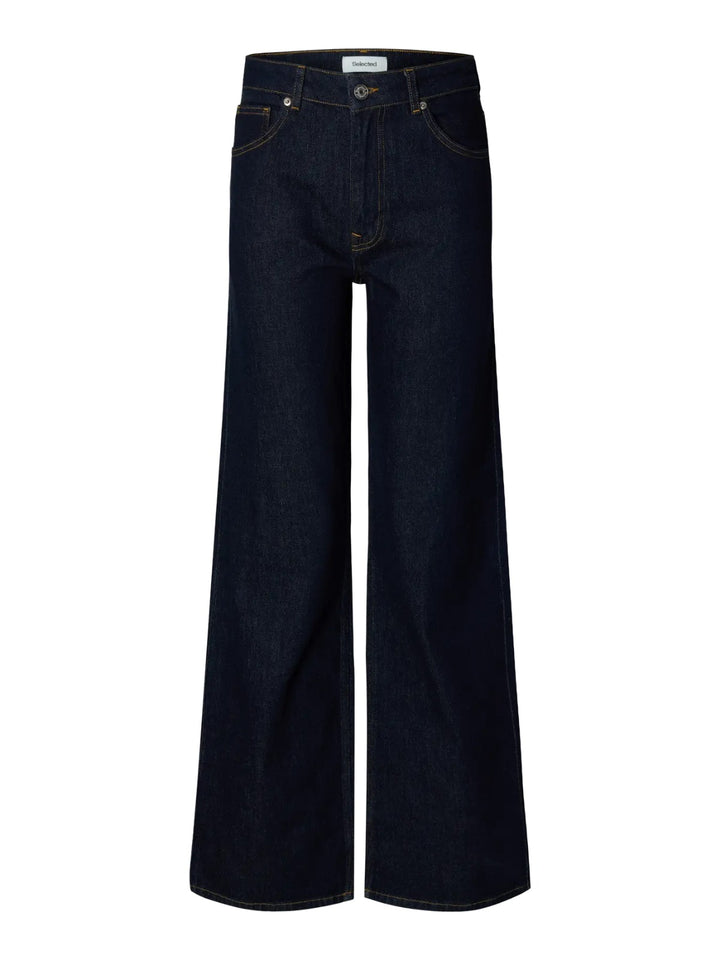 Jeans a gamba larga
