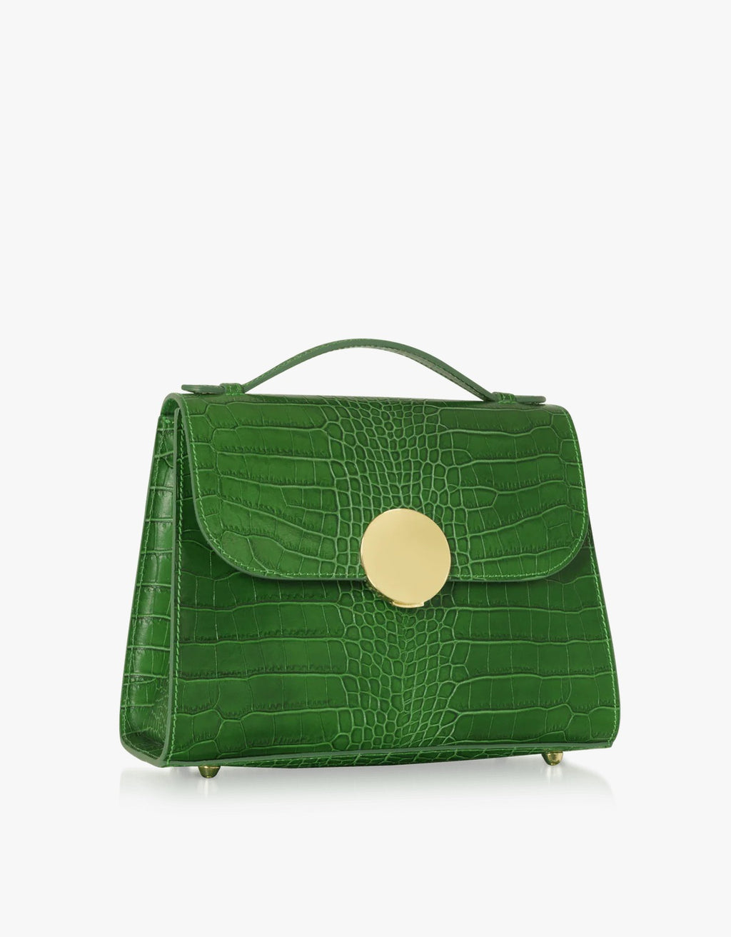 Borsa a mano e a tracolla effetto coccodrillo