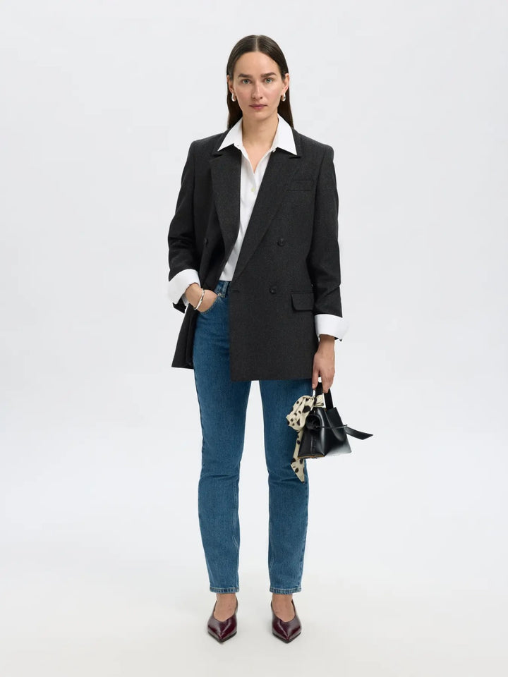 Blazer doppiopetto in lana