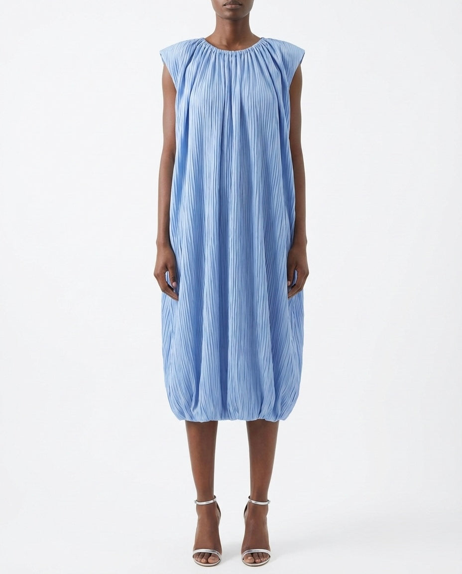 Abito midi plissé